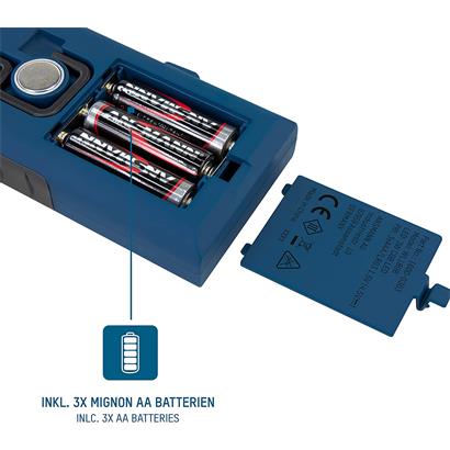 Ansmann Werkstattleuchte Bithalter WL180B Multifunktions-Lampe + Bits & Batterie