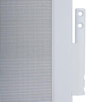 Fliegengitter Tür mit Alurahmen weiß 95 x 210 cm