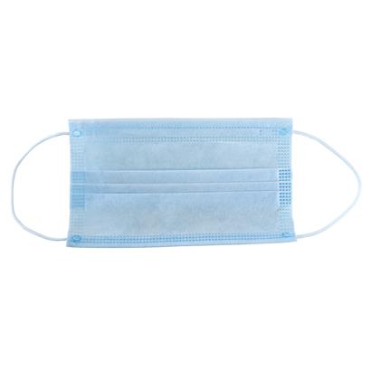 Mundbedeckung Behelfsmaske 50er Spenderbox 3-lagig Set Mund- & Nasen-Maske blau