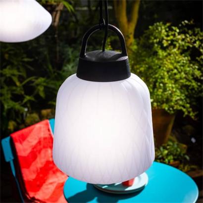 Lampe Außenleuchte Outdoor Pendelleuchte USB / Solar Leuchte Hängelampe