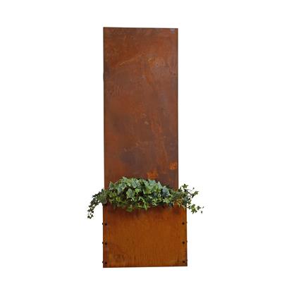 Sichtschutz Rost Metall Gartenzaun 150x50cm Hochbeet Sichtschutzwand Edelrost