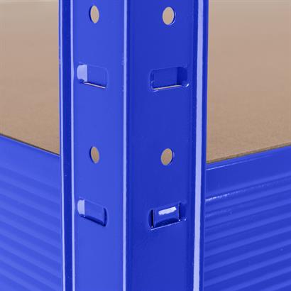 Weitspannregal Stecksystem 180 x 160 x 60 cm blau