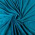 Flanell Microfaser Kuscheldecke 210 x 280 cm, besonders weiche Decke in der Farbe Aqua, Blau, Tagesdecke