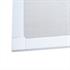 Fliegengitter fuer Fenster in den Farben Braun und Weiss, 150 x 130 cm, Aluminiumrahmen und Moskitonetz individuell kuerzbar, Witterungsbestaendig