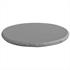 Magnetisches Sitzkissen für Metallmöbel in der Farbe grau, rund
