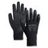 Montagehandschuhe Nylon PU schwarz 12 x Größe 10/XL, Nahtloser Feinstrick, elastischer Strickbund, atmungsaktiver Handrücken