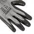 12 x Montagehandschuhe Nitril grau 9/L, nahtloser Feinstrick, elastischer Strickbund, atmungsaktiver Handrücken