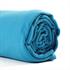 Polar Fleece Decken in der Größe 130 x 170 cm besonders flauschig warm, weich und elastisch, Tagesdecke in der Farbe Aqua, Blau