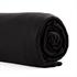 Polar Fleece Decken in der Größe 220 x 240 cm besonders flauschig warm, weich und elastisch, Tagesdecke in der Farbe Schwarz