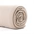 Polar Fleece Decken in der Größe 130 x 170 cm besonders flauschig warm, weich und elastisch, Tagesdecke in der Farbe Taupe