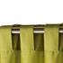 Schlaufenschal 140 x 300 cm blickdicht in der Farbe gruen glaenzend aus 100 % Polyester, Vorhang waschbar bis 30°, mit Buegelband und verdeckten Schlaufen, Detailansicht