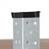 Steckregal Eckregal verzinkt mit 5 Böden, stabil, MFD-Böden, leichte Montage, geeignet für Keller, Garage, Werkstatt
