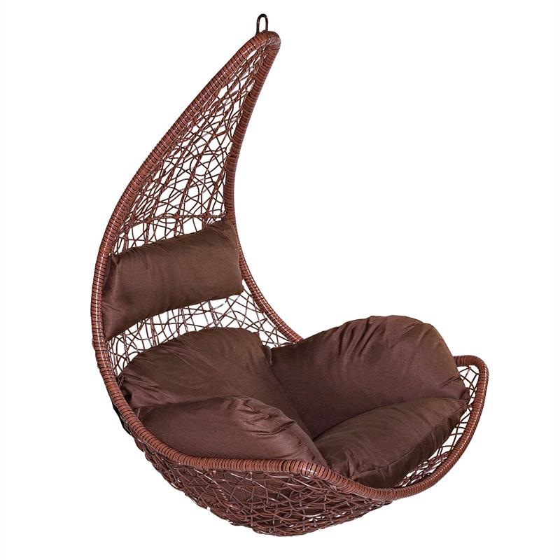 Polyrattan Hangesessel Braun